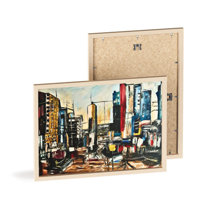 Framed Urban Art Poster, Stylish Wall Decor, City Prints By Vercmagnus