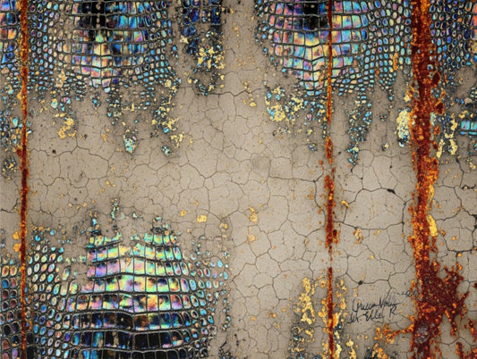 Shimmering Mosaic Ceramic Tile, Home Decor, Wall Art By QueenNoble