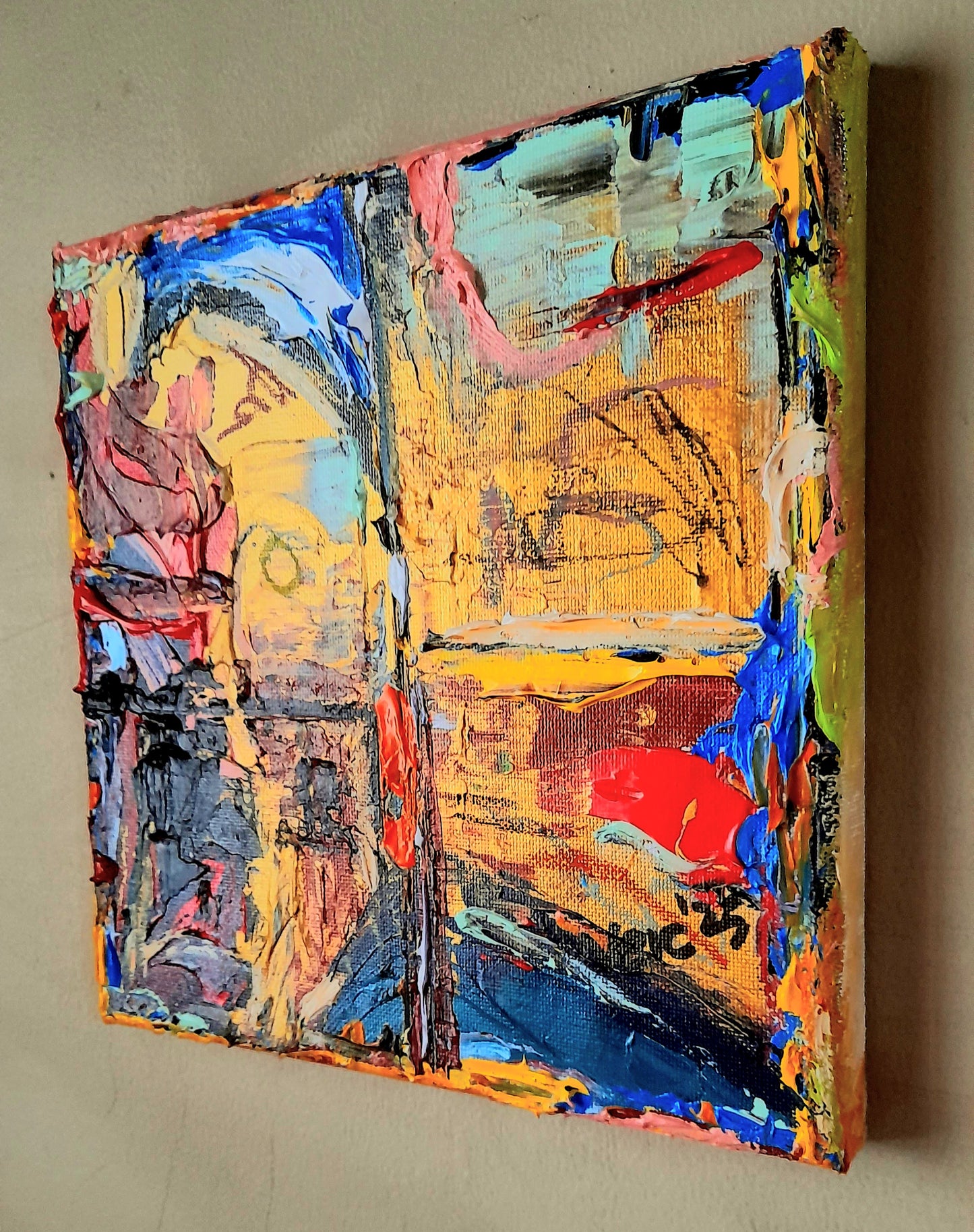 Colorful Abstract Original Painting - Gift Series By Vercmagnus Volume 5