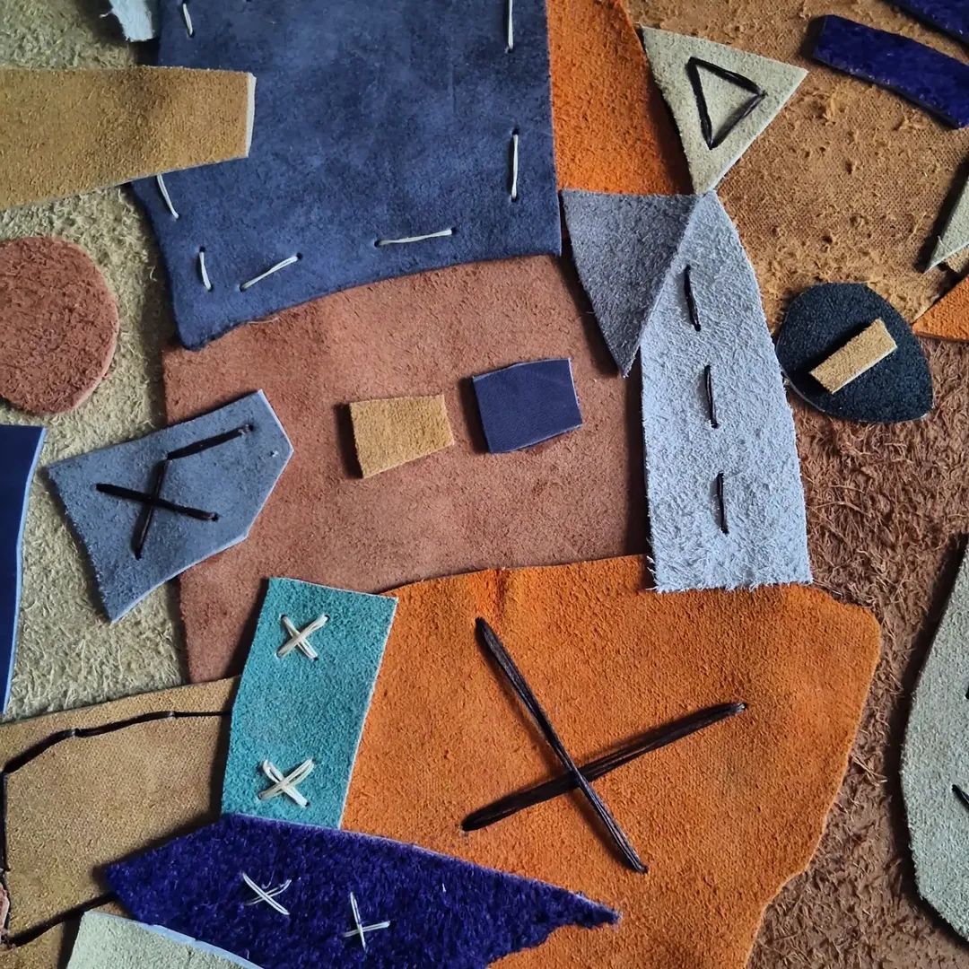 Collage Genuine Leather One Way Ticket By Vercmagnus