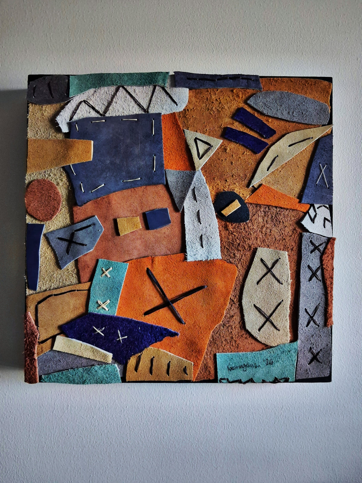 Collage Genuine Leather One Way Ticket By Vercmagnus