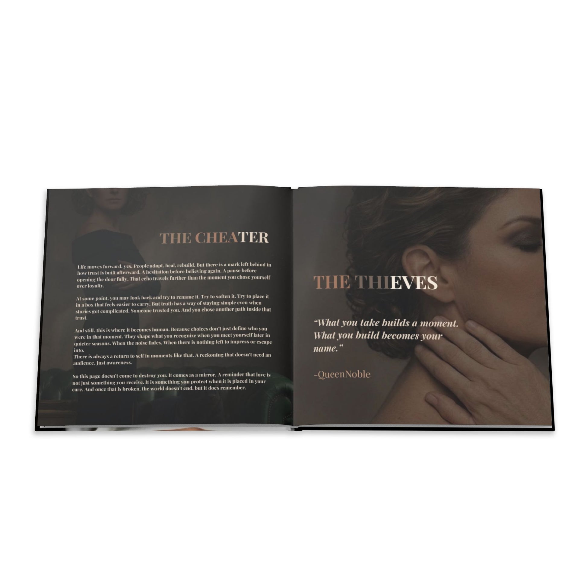 Hear Me Out Coffee Table Hardcover Art Book By QueenNoble