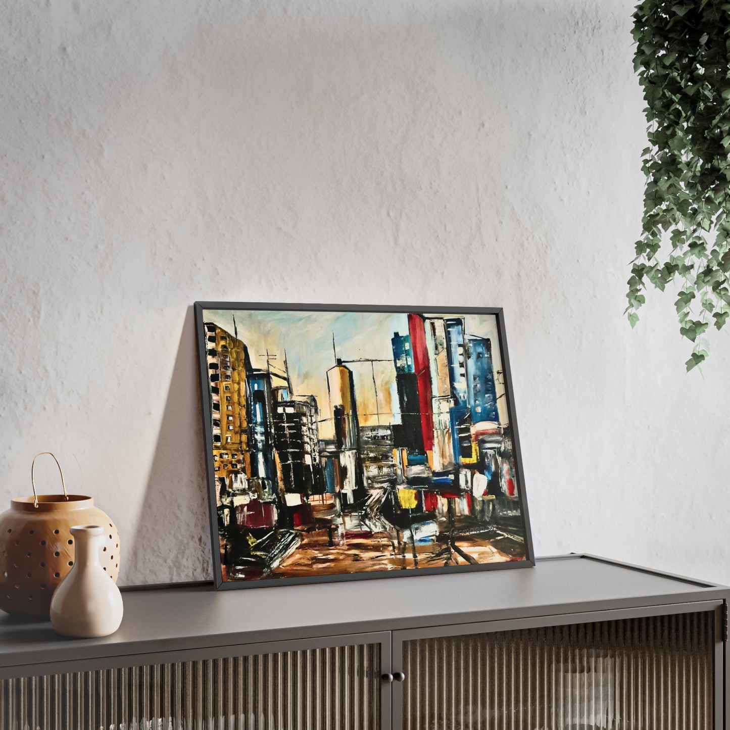 Framed Urban Art Poster, Stylish Wall Decor, City Prints By Vercmagnus