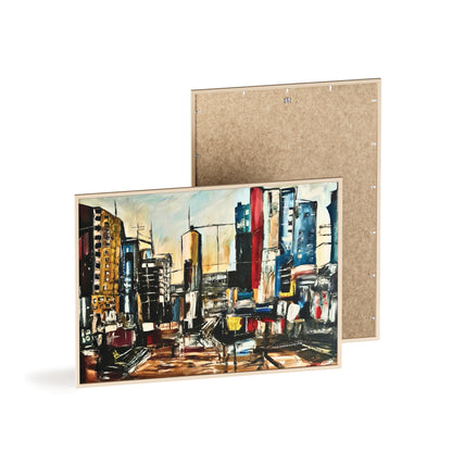 Framed Urban Art Poster, Stylish Wall Decor, City Prints By Vercmagnus