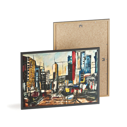 Framed Urban Art Poster, Stylish Wall Decor, City Prints By Vercmagnus
