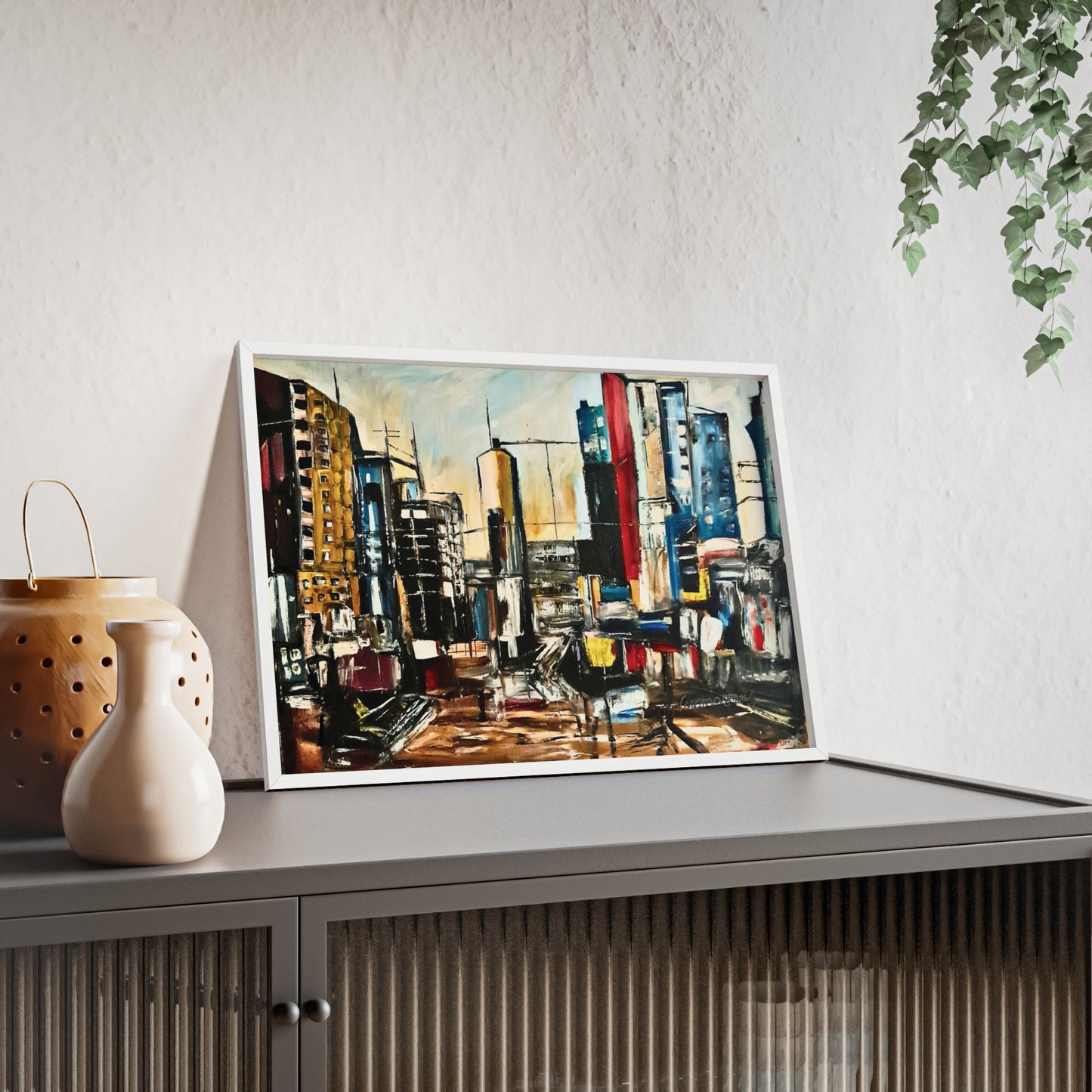 Framed Urban Art Poster, Stylish Wall Decor, City Prints By Vercmagnus