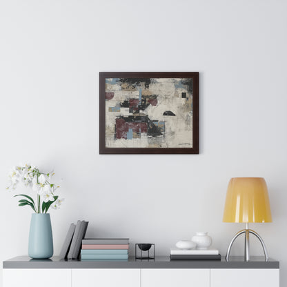 Abstract Framed Poster, Modern Wall Art Print By Vercmagnus