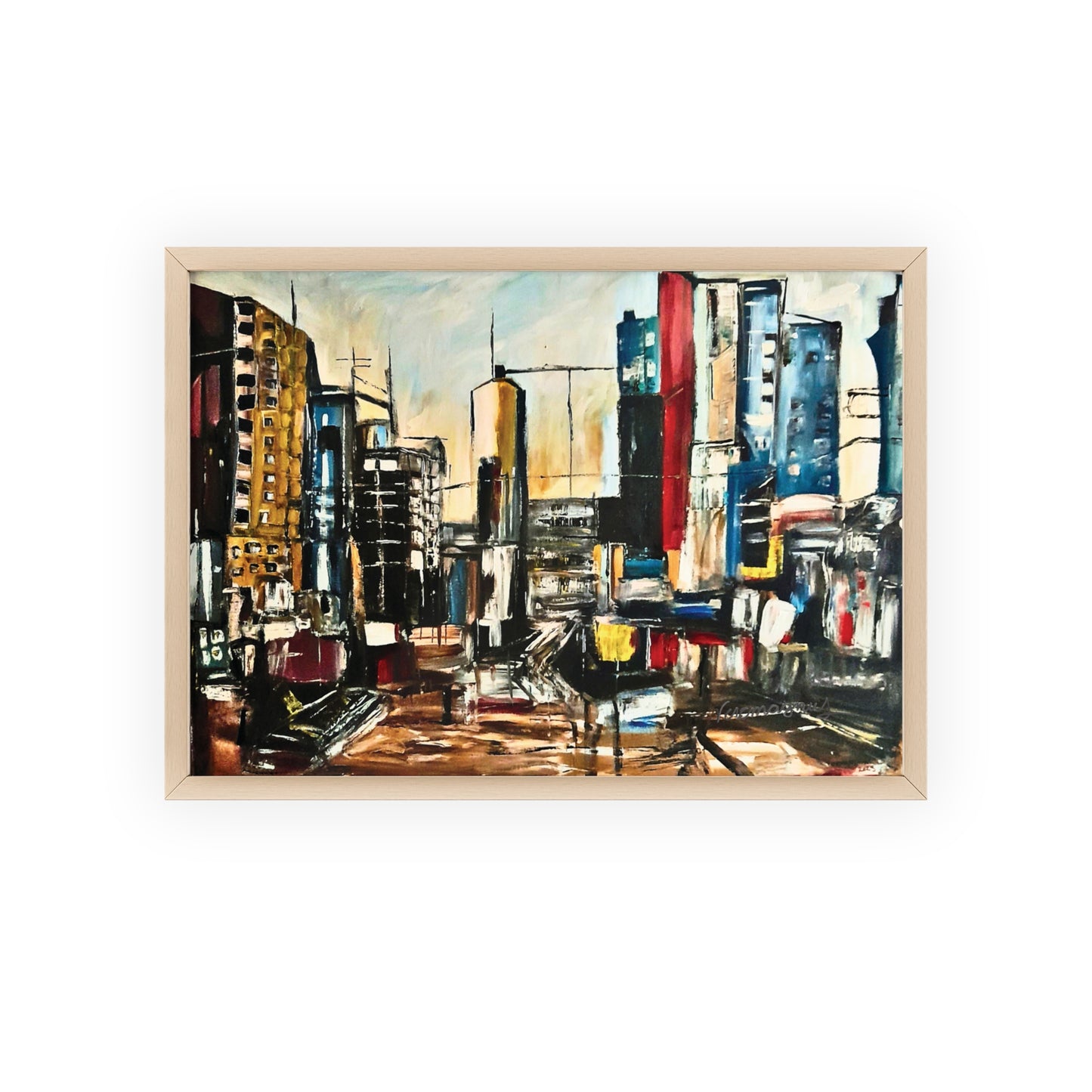Framed Urban Art Poster, Stylish Wall Decor, City Prints By Vercmagnus