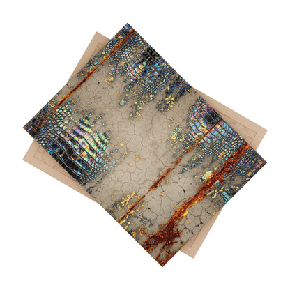 Shimmering Mosaic Ceramic Tile, Home Decor, Wall Art By QueenNoble