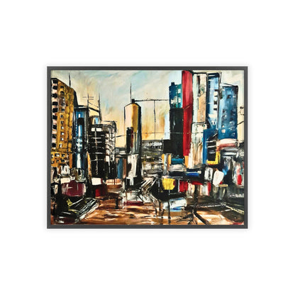 Framed Urban Art Poster, Stylish Wall Decor, City Prints By Vercmagnus