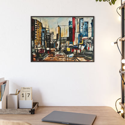 Framed Urban Art Poster, Stylish Wall Decor, City Prints By Vercmagnus