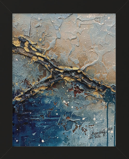 Abstract Framed Vertical Poster, Home Decor, Wall Art Framed Print By QueenNoble