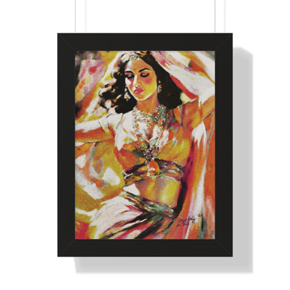 Gypsy Framed Art Print, Bohemian Home Decor By QueenNoble
