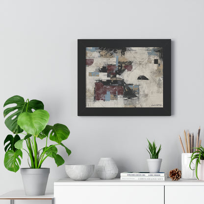 Abstract Framed Poster, Modern Wall Art Print By Vercmagnus