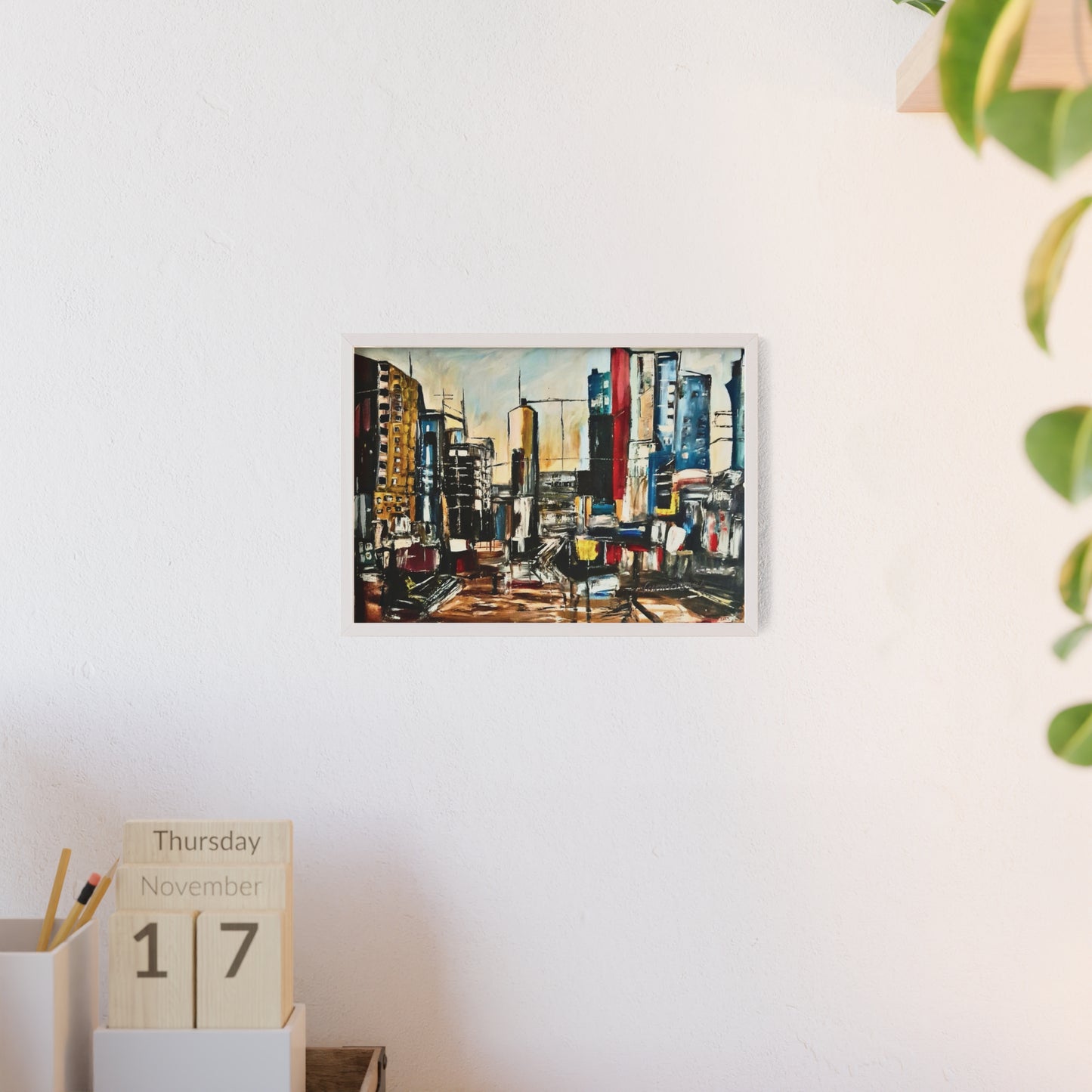 Framed Urban Art Poster, Stylish Wall Decor, City Prints By Vercmagnus