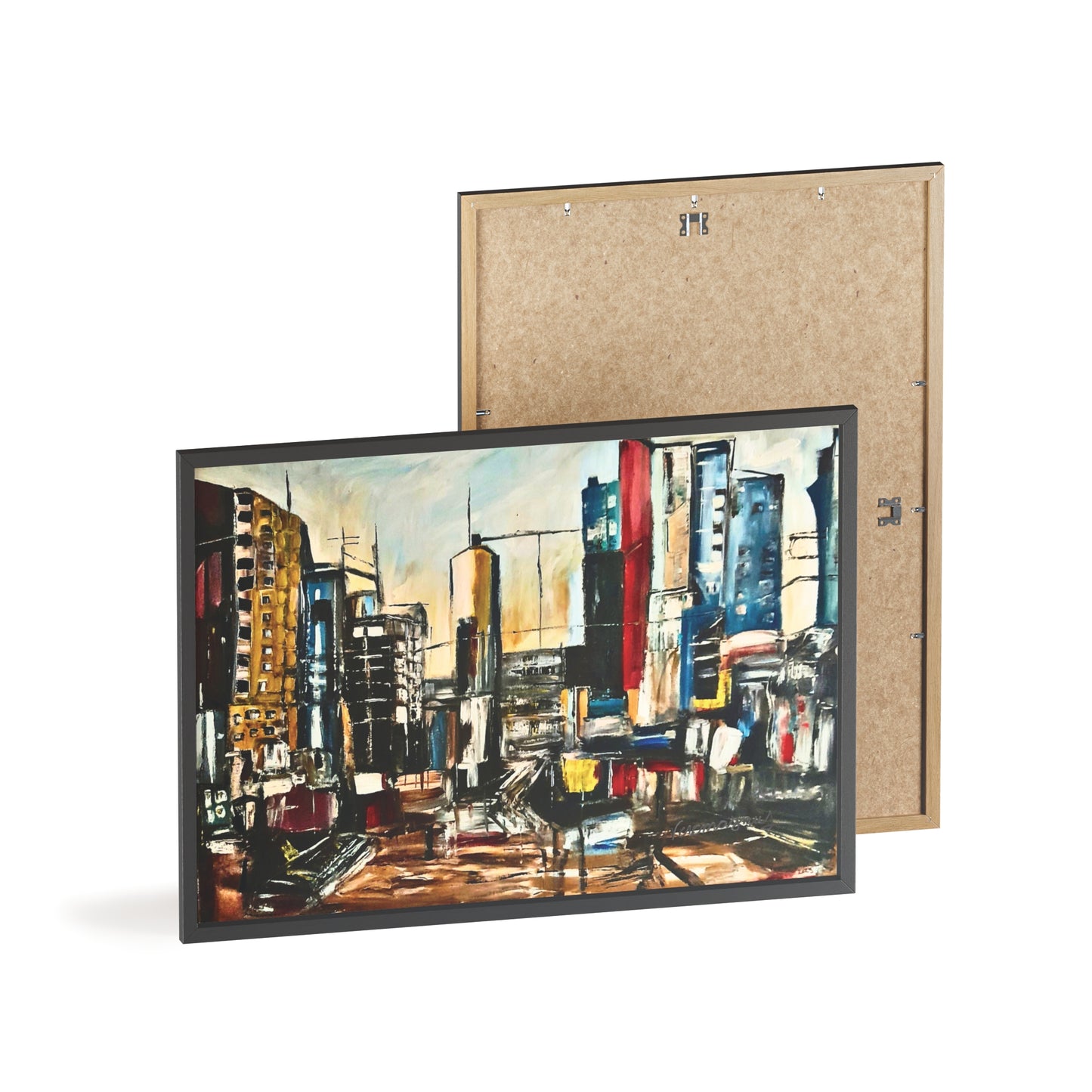 Framed Urban Art Poster, Stylish Wall Decor, City Prints By Vercmagnus