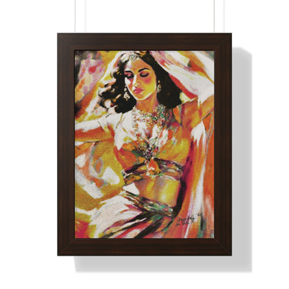 Gypsy Framed Art Print, Bohemian Home Decor By QueenNoble
