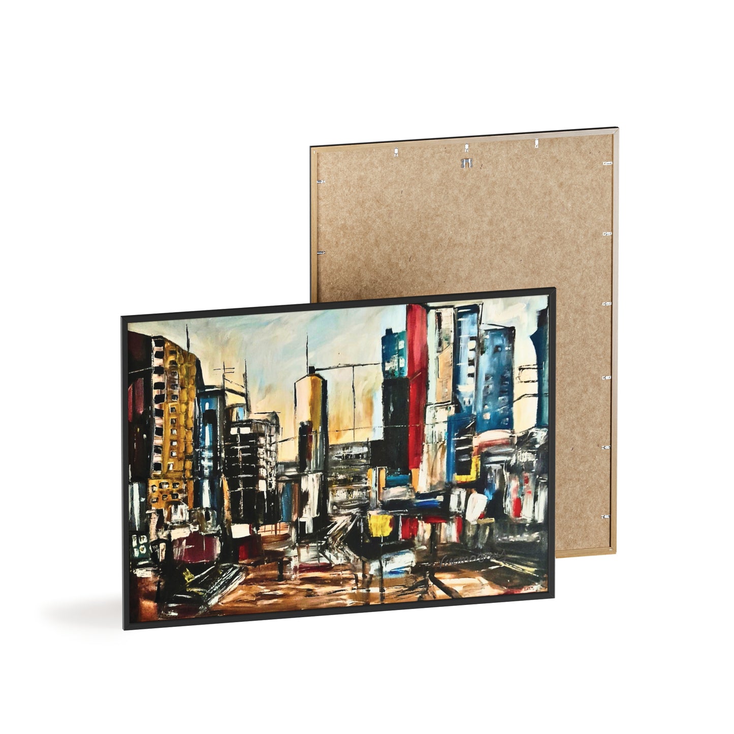 Framed Urban Art Poster, Stylish Wall Decor, City Prints By Vercmagnus
