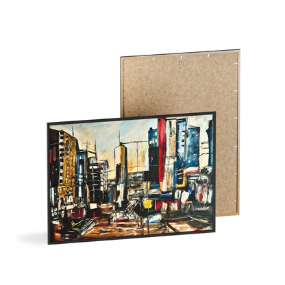 Framed Urban Art Poster, Stylish Wall Decor, City Prints By Vercmagnus