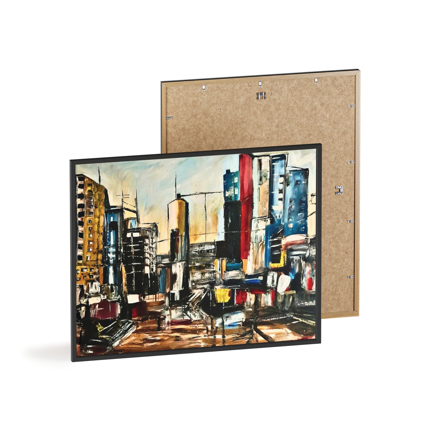 Framed Urban Art Poster, Stylish Wall Decor, City Prints By Vercmagnus