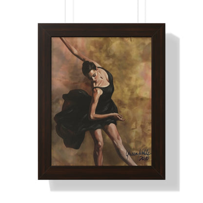Ballet Dancer Wall Art Poster | Framed Print By QueenNoble