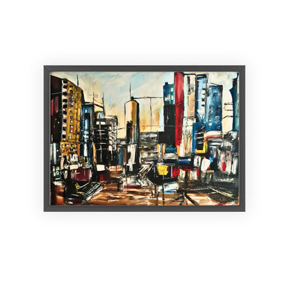 Framed Urban Art Poster, Stylish Wall Decor, City Prints By Vercmagnus