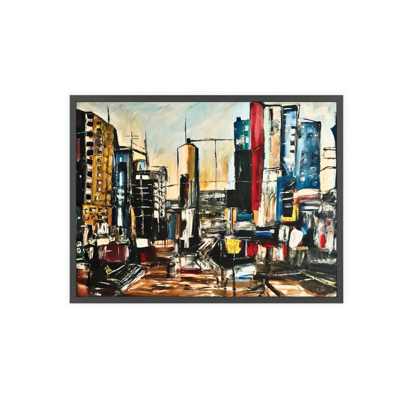 Framed Urban Art Poster, Stylish Wall Decor, City Prints By Vercmagnus