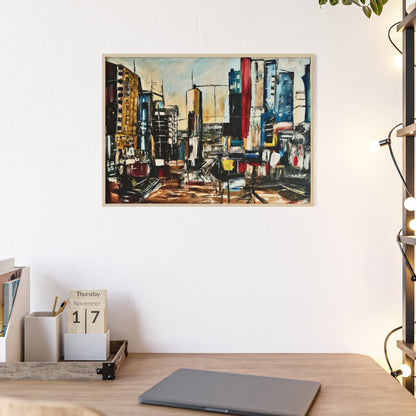 Framed Urban Art Poster, Stylish Wall Decor, City Prints By Vercmagnus