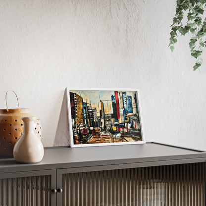 Framed Urban Art Poster, Stylish Wall Decor, City Prints By Vercmagnus