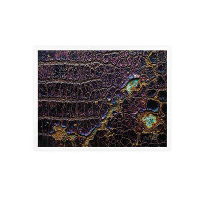 Luxurious Crocodile Print Wall Art Framed Posters By QueenNoble