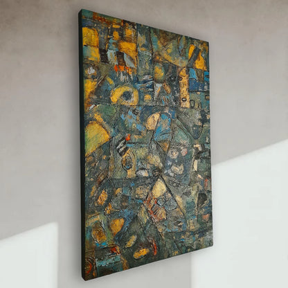 The Hidden Treasure Textured Rustic Abstract Original Painting