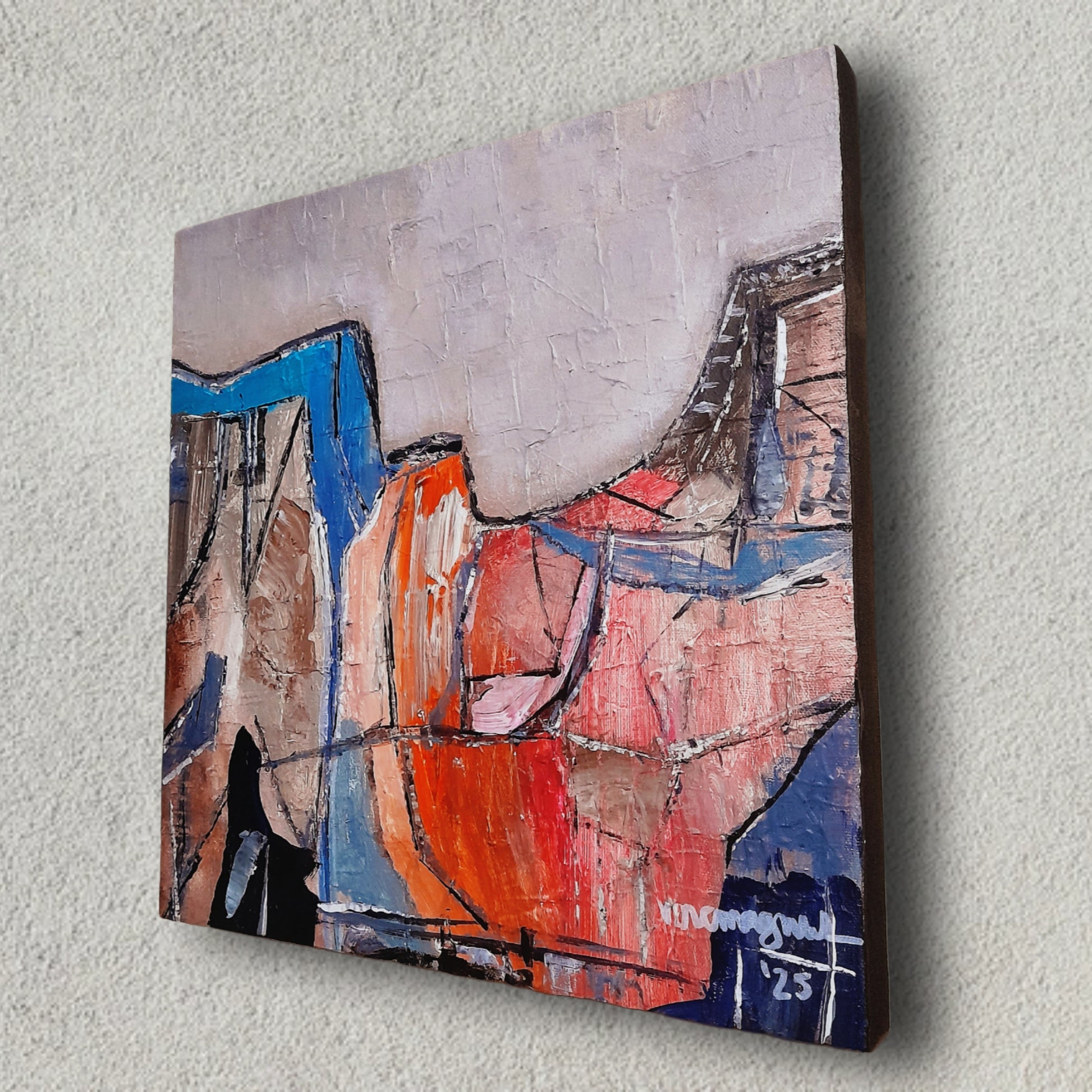Contemporary Abstract Landscape Expressionism Minimalist Season 3 By Vercmagnus 