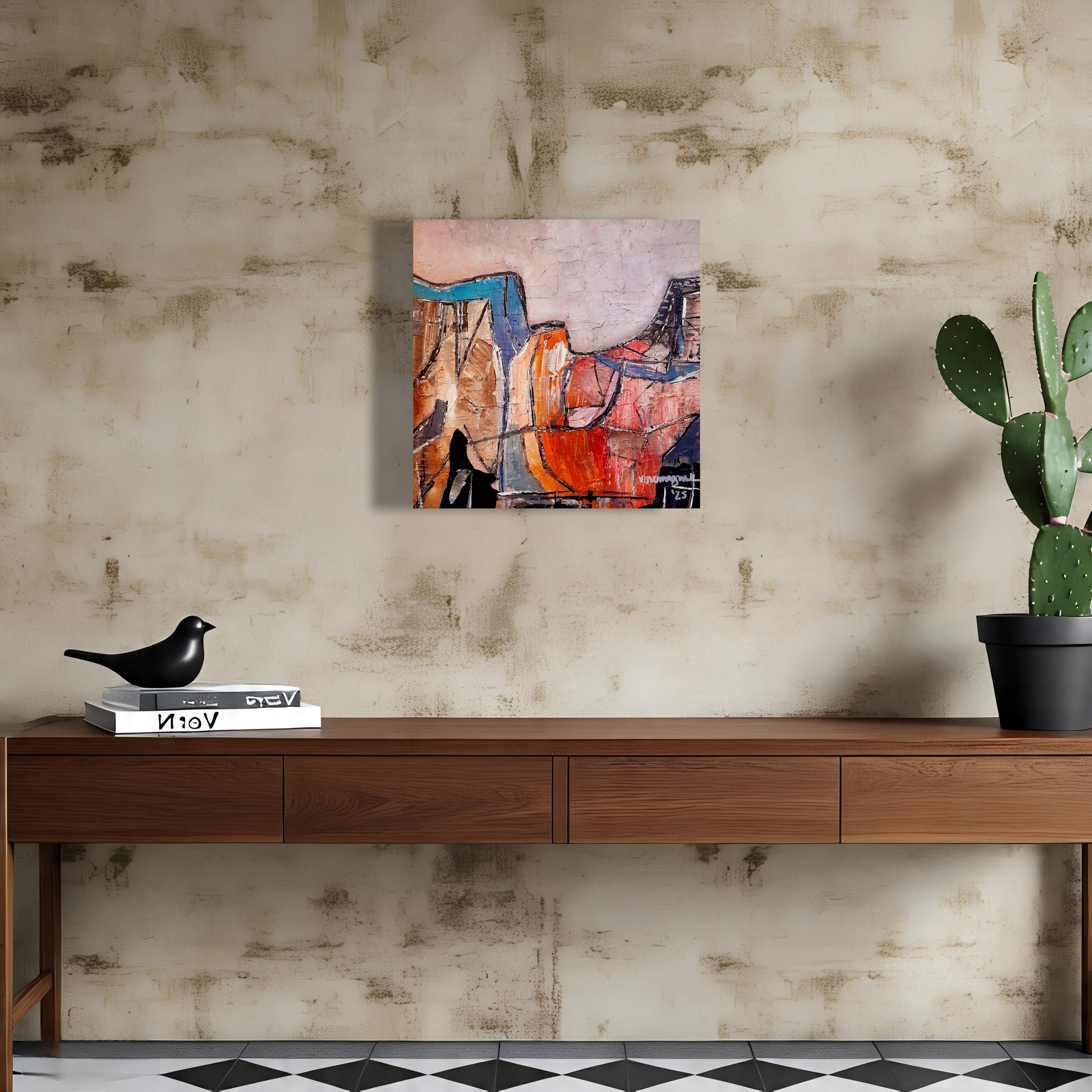 Contemporary Abstract Landscape Expressionism Minimalist Season 3 By Vercmagnus 