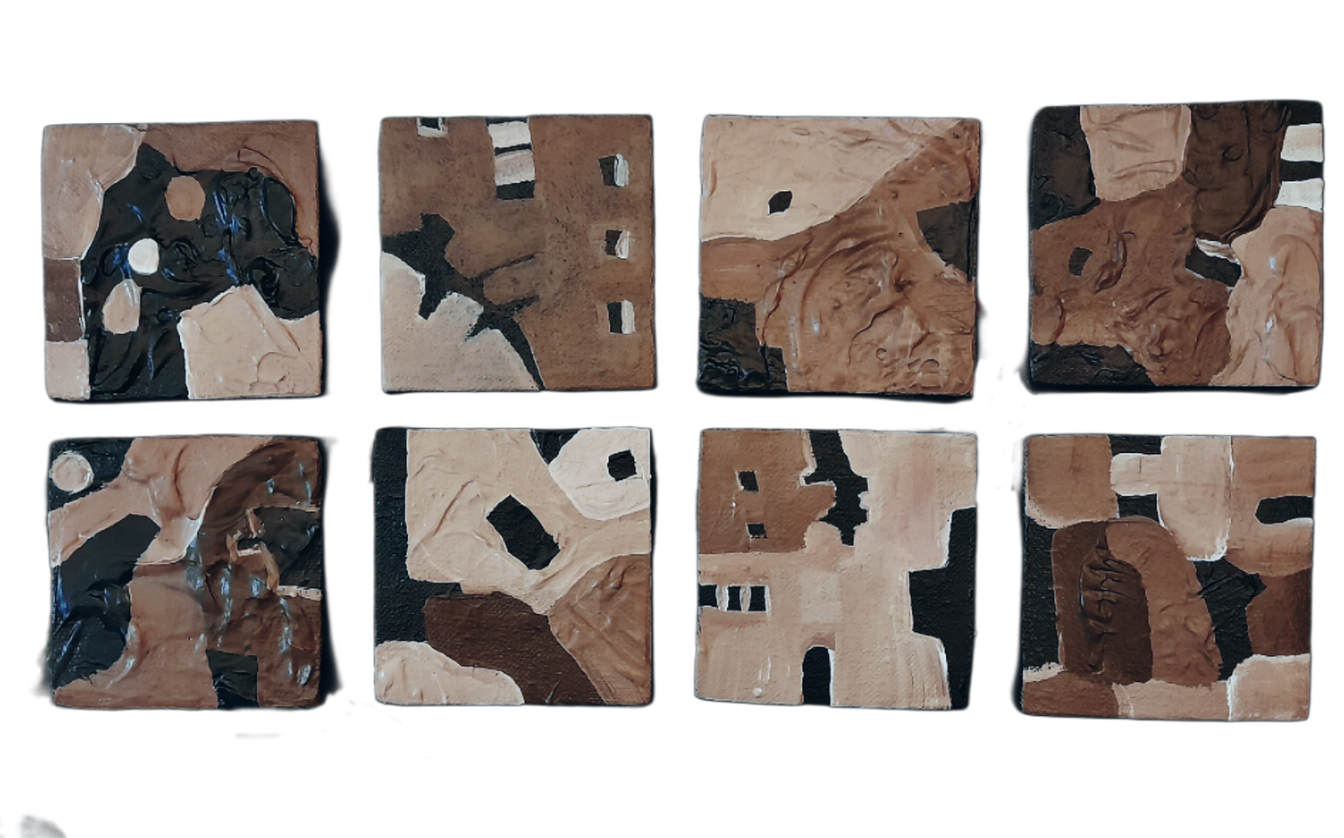 The 8 Locks Set Of 8 Minimalism Paintings By Vercmagnus