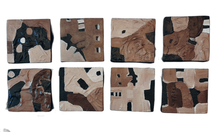 The 8 Locks Set Of 8 Minimalism Paintings By Vercmagnus