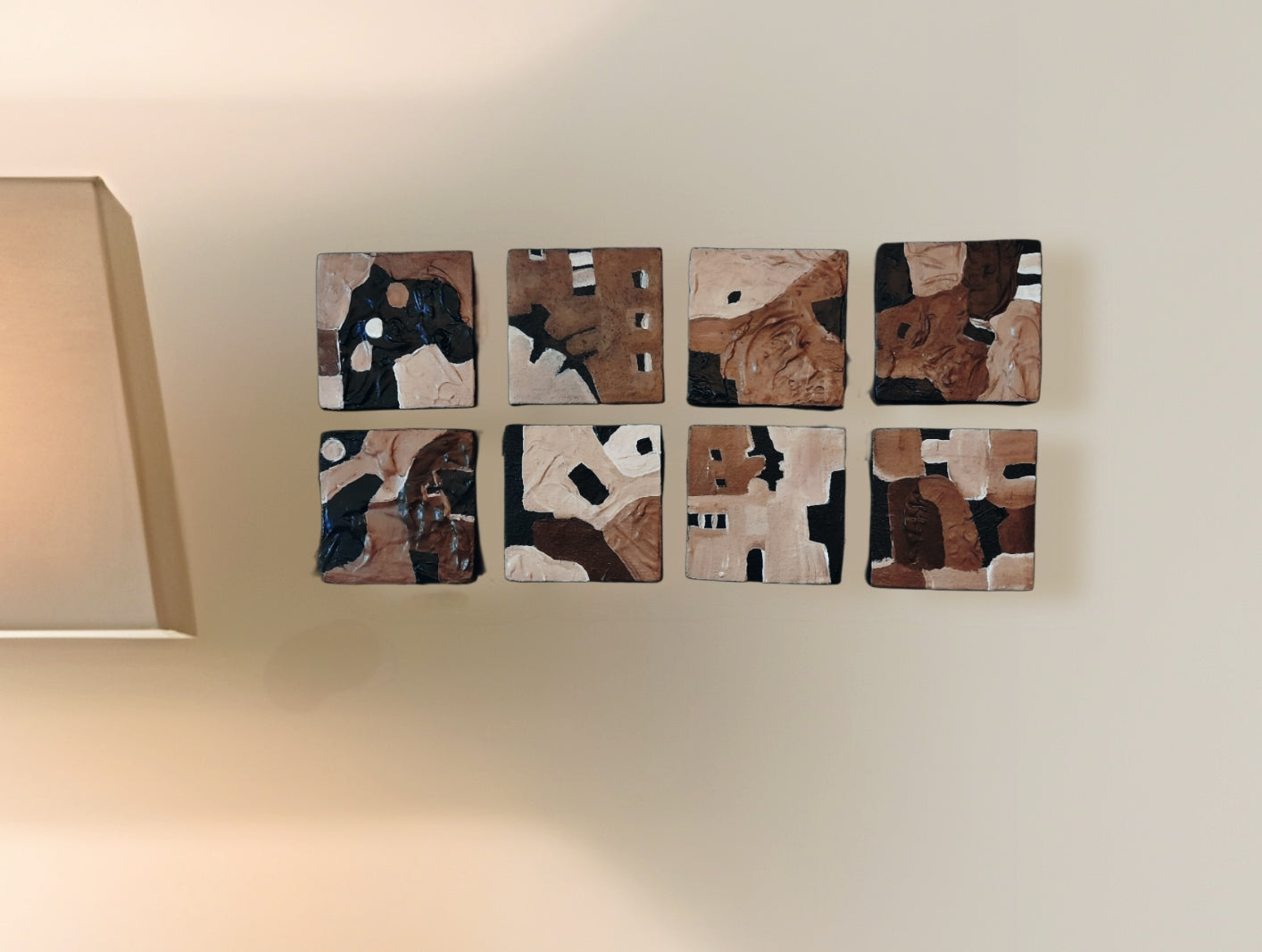 The 8 Locks Set Of 8 Minimalism Paintings By Vercmagnus