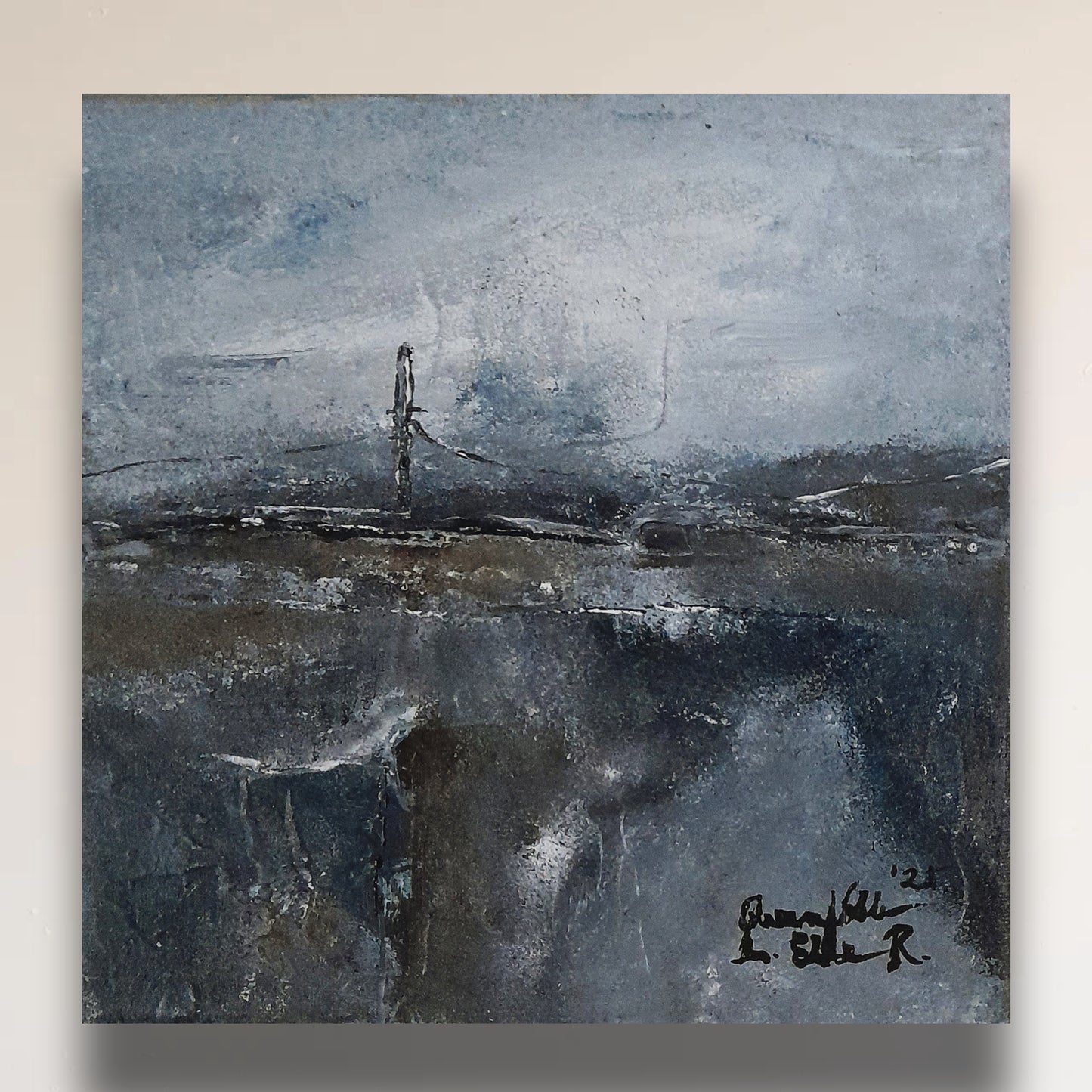 Triptych Original Landscape Painting - The Secret Life Can Offer By QueenNoble