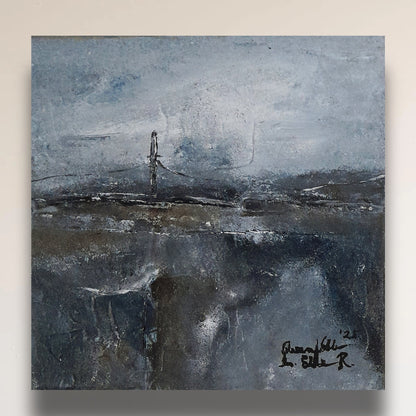 Triptych Original Landscape Painting - The Secret Life Can Offer By QueenNoble