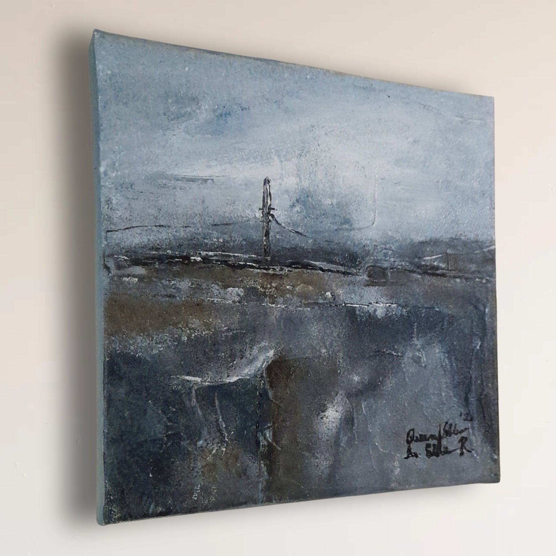 Triptych Original Landscape Painting - The Secret Life Can Offer By QueenNoble