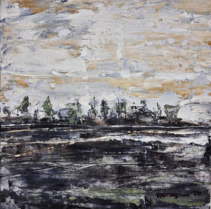 Somewhere Abstract Landscape Original Painting Buy Vercmagnus