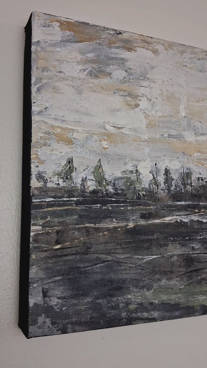 Somewhere Abstract Landscape Original Painting Buy Vercmagnus