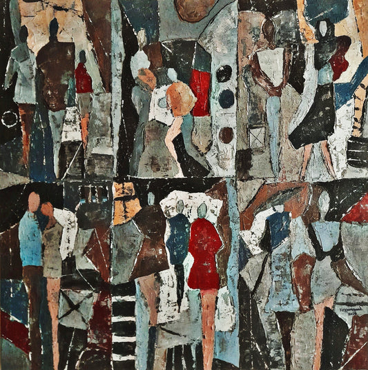 LA VIDA by Vercmagnus Estuardo Chavez, world-renowned as "The Leather Collage Master," 