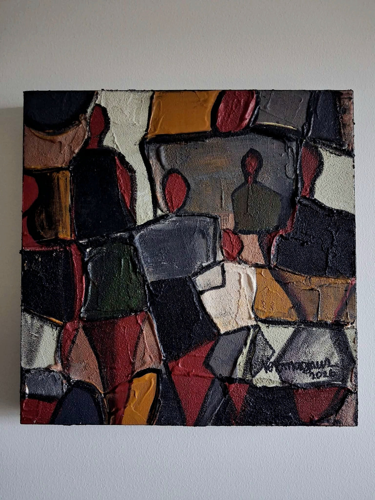 The Fashion Show Abstract Painting Original Art By Vercmagnus