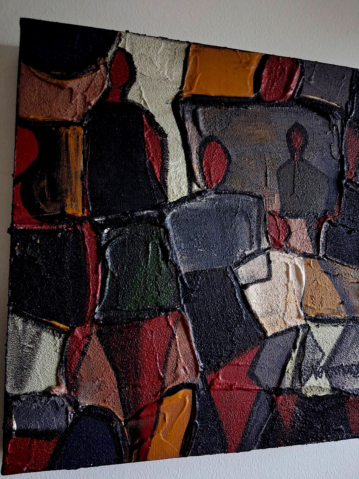 The Fashion Show Abstract Painting Original Art By Vercmagnus