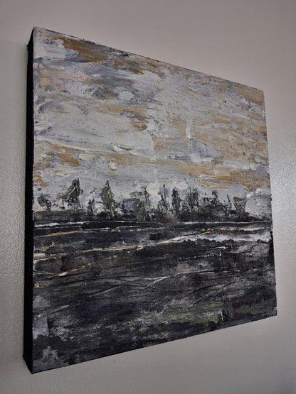 Somewhere Abstract Landscape Original Painting Buy Vercmagnus