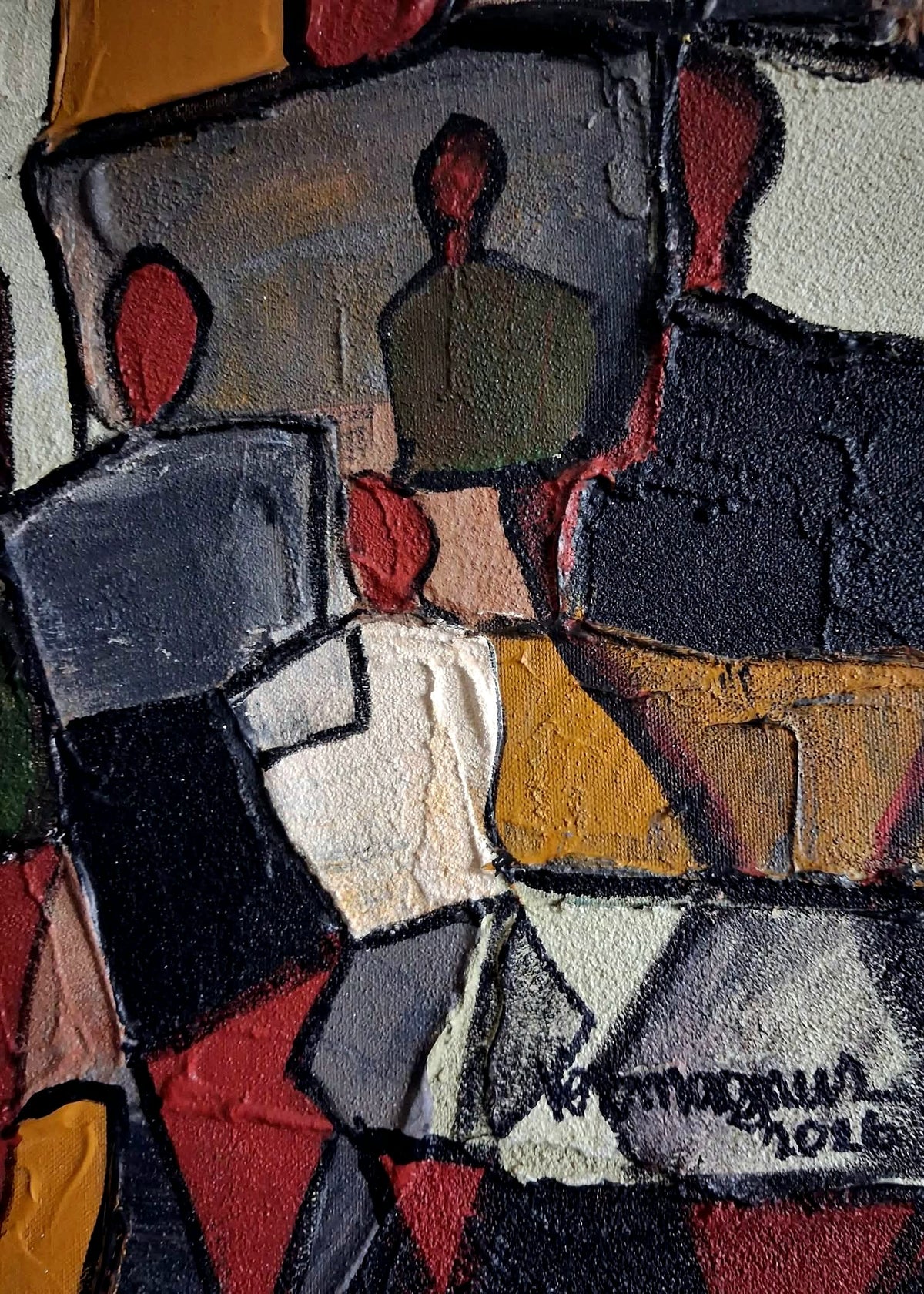 The Fashion Show Abstract Painting Original Art By Vercmagnus