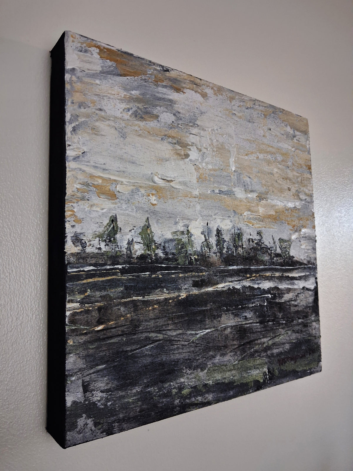 Somewhere Abstract Landscape Original Painting Buy Vercmagnus