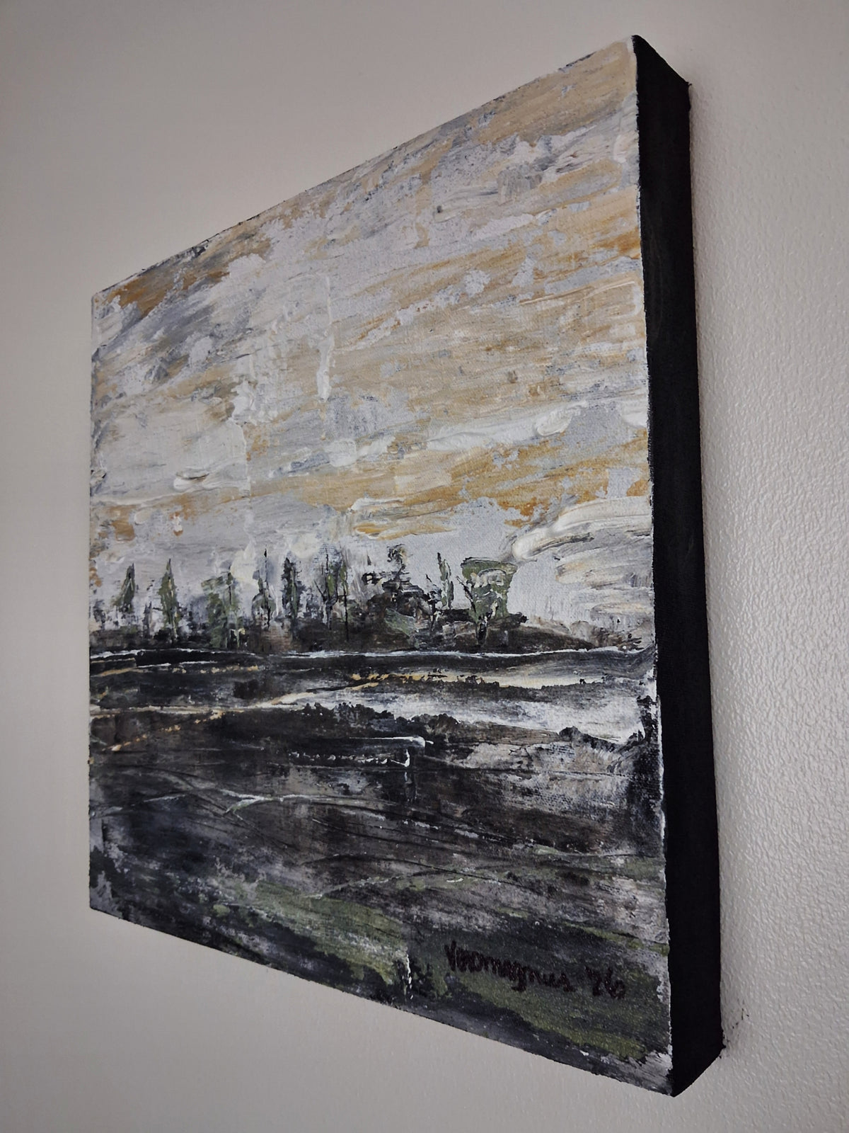 Somewhere Abstract Landscape Original Painting Buy Vercmagnus