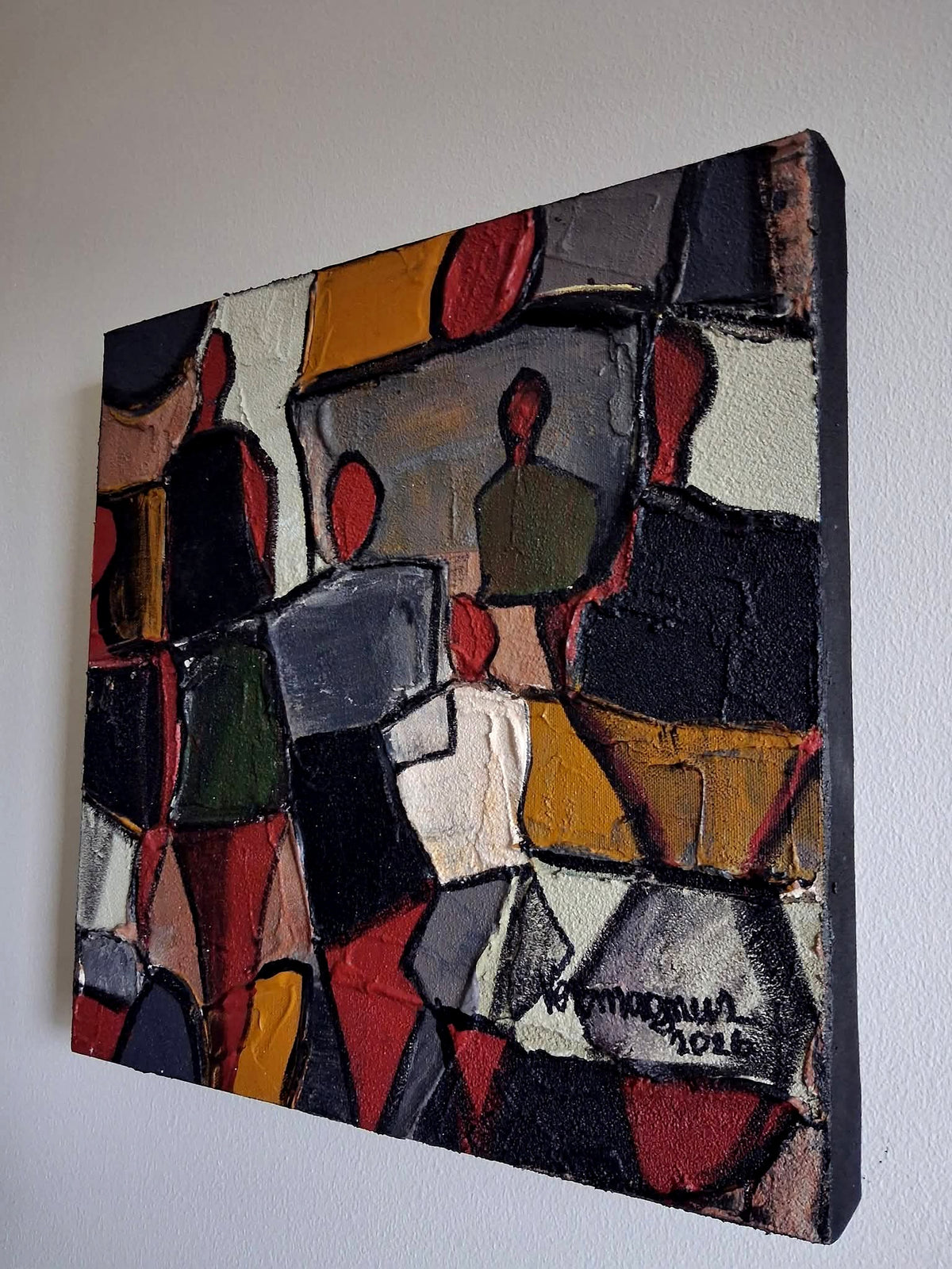 The Fashion Show Abstract Painting Original Art By Vercmagnus
