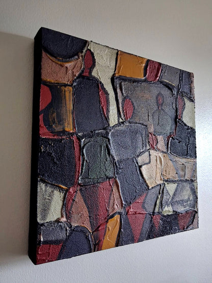 The Fashion Show Abstract Painting Original Art By Vercmagnus